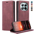 thumbnail image 3 of Funda FOXDOCK cartera de cuero retro para FOXDOCK Redmi Note 15 Pro Plus 5G – Resistente a golpes, ranuras para tarjetas – Roja, 3 of 5