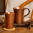 thumbnail image 2 of Pure Copper Coffee Cup Purple Copper Small Tea Cup and Beer Cup Mugs (7,150-550ML), 2 of 7