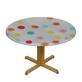 thumbnail image 3 of RUIYC Polka Dot Tabletop Collection Reusable &amp; Machine Washable, Table cover Multicolor Confetti Dots, 3 of 7