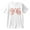 White, variant on Rabbitology Lung Cotton Tee Women Men Crewneck Short Sleeve Fashion Casual T-shirt