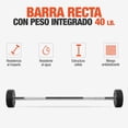 thumbnail image 2 of Barra De Ejercicio Altera BR40Lb – 01 Peso Integrado 40LBS, 2 of 6