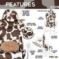 thumbnail image 3 of Techni Sport TS85 Brown Cow Series Gaming Chair with Memory Foam Seat RTA-TS85-BRN, 3 of 12