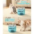 thumbnail image 2 of Fuente de agua para mascotas NPET WF100 1.6L con 2 modos de flujo y luz LED, 2 of 8