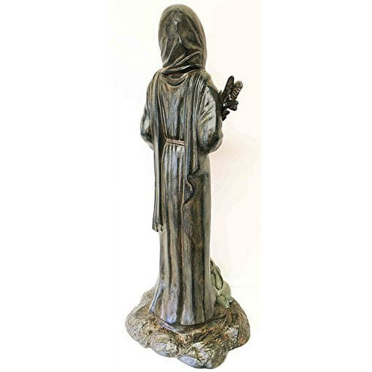 St Francis 16 inches 4 pounds statue Patron on sale Saint animals Home Living Spirituality Religion Religious Statuary feeds Shelter pets