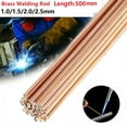 thumbnail image 4 of 5PCS 1.0/1.5/2.0/2.5/3.2mmx500mm Brass Welding Rod Wire Electrode Soldering Rod, 4 of 5