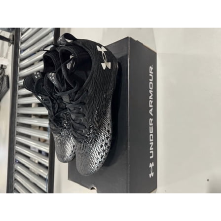 3026981 Under Armour Spotlight Clone 3.0 MC Men Football Cleat, Size 12.5, Black