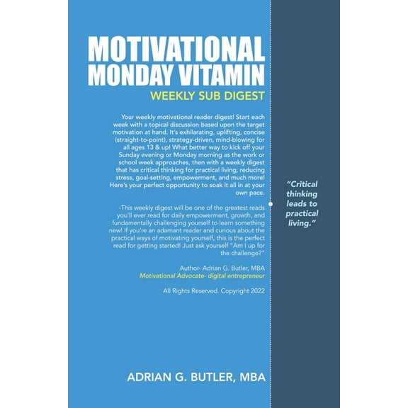 Motivational Monday Vitamin: Weekly Sub Digest (Paperback)