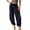 Black16, variant on Sweatpants Women Solid Drawstring Ruched Harem Pants, Casual Elastic High Waist Loose Lantern Pants, Adjustable Cinched Ankle Trousers Jeans for Women