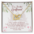 thumbnail image 2 of To My Girlfriend Forever my Soulmate Inseparable Necklace, 2 of 20