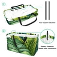 thumbnail image 4 of Tropical Jungle Palm Leaves Large Oxford Cloth Storage Bin: Foldable Storage Bag, Picnic Basket, and Storage Box, 4 of 7
