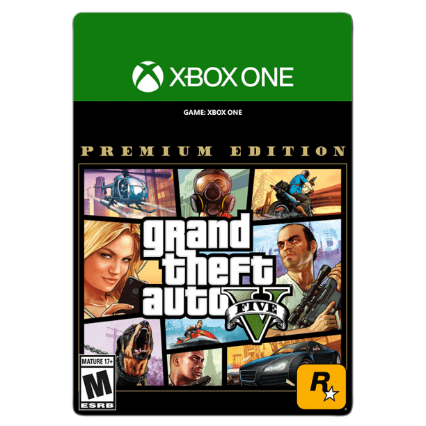 Uitrusting Ongemak leven Grand Theft Auto V: Premium Edition, Take-Two Rockstar Games, Xbox [Digital  Download] - Walmart.com