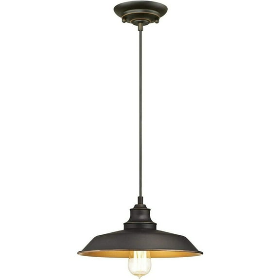 Westinghouse Iron Hill Pendant Oil Rubbed Bronze Finish with Highlights