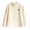 White, variant on Big Girls Cute Undershirts Mock Neck Printed Fleece Pullover Drop Shoulder Warm Casual Fall Winter Outfits Black 3-4Years