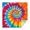 Colorful Rainbow Tie, variant on Colorful Rainbow Tie Dye Spiral Pattern Square Tablecloth,Waterproof Square Table Cover,Wipeable Spillproof Washable Table Cover for Home Kitchen Party Decor 42"X42"(107x107cm)