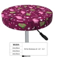thumbnail image 4 of Fotbe Festive Flamingos Stool Covers Round,Waterproof Round Bar Stool Covers Bar Chair Covers Washable Stool Cushion Slipcover for 12-14 Inch Chair-12 inch, 4 of 7