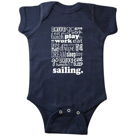 

Inktastic Sailing Boating Gift Gift Baby Boy or Baby Girl Bodysuit