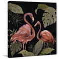 thumbnail image 3 of Flamingo Sweetheart III Painting Print on Wrapped Canvas, 3 of 5