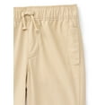 thumbnail image 2 of Wonder Nation Baby Boys Cotton Poplin Jogger Pants, Sizes 0M-24M, 2 of 3