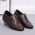 thumbnail image 1 of Zapatos de cuero para hombres de negocios Zapatos de cuero formales para hombres Zapatos de cuero para hombres de mediana edad y mayores, 1 of 5
