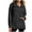 Womens Clothing Black, variant on Womens Zip Up Sweatshirt, Women's Quarter Zip Oversized Long Sleeve Ribbed Knit Tunic Pullover Sweatshirts with Pockets