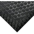 thumbnail image 2 of Rubber-Cal Coin-Grip Anti-Slip Rolled Rubber Mat - Black, 60 x 48 in., 2 of 9