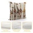thumbnail image 4 of Awypu  Giraffes Throw Pillow Covers 18X18,Cute Wild Animal Cartoon Cushion Cases Decorative Pillow Cases for Couch Sofa Bedroom 12x12in, 4 of 5