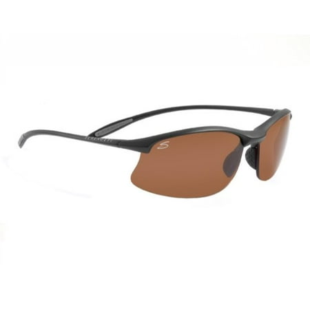 Serengeti Maestrale Sunglasses Satin, Black/Polarized Drivers, 7356