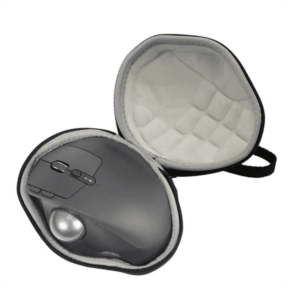 Travel Mouse Case Carrying Pouch Protective Cover Bag Compatible with Logitech M575/ M570/ MX Ergo/MX Ergo S Ergonomic Wireless Trackball USB Mouses