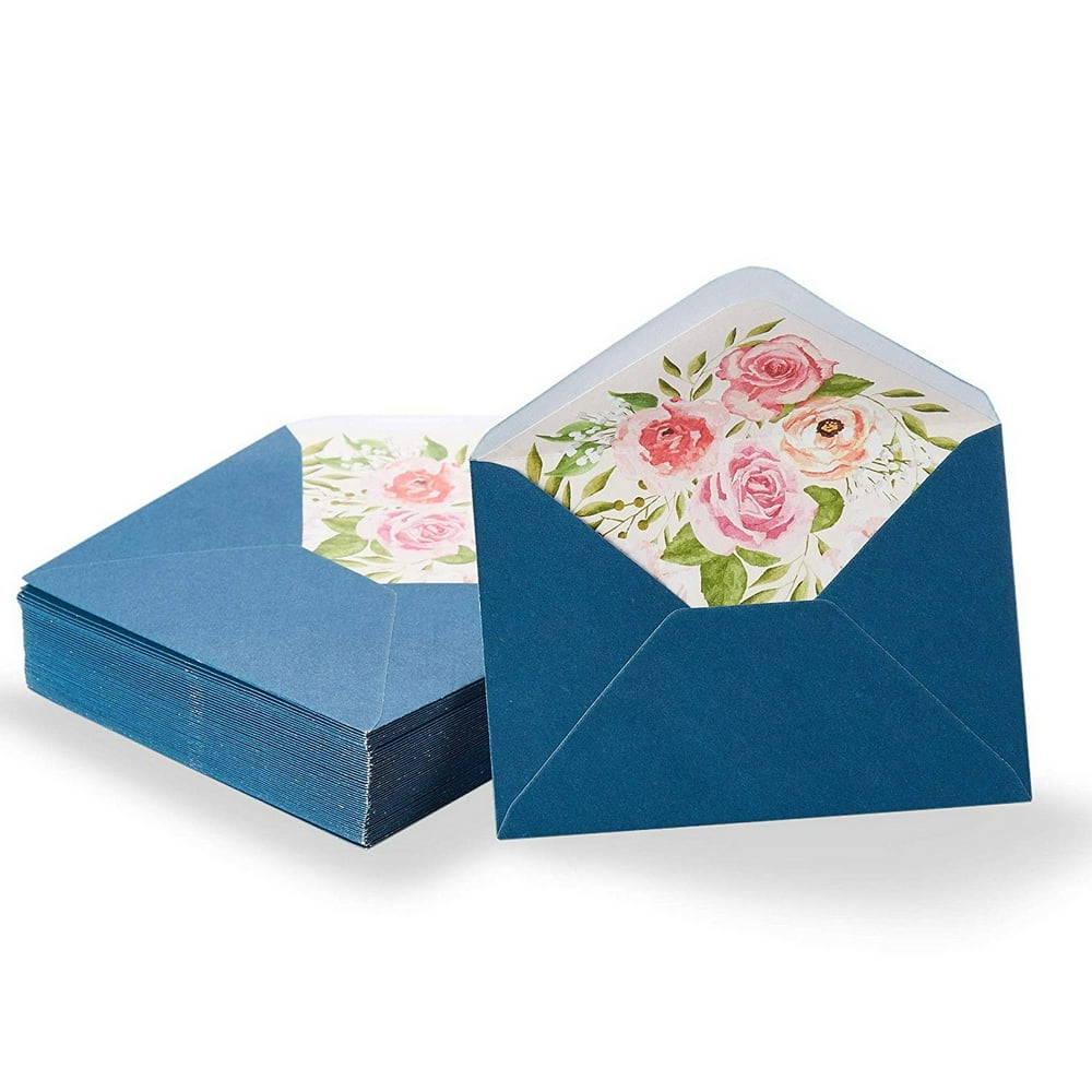50-Pack A1 Blue Special Occasion Invitation Envelopes for 3x5 Invites