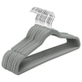 thumbnail image 7 of KriKac Velvet Hangers 30 Pack - Non-Slip Clothes Hangers - Grey Hangers - Suit Hangers with 360 Degree Rotatable Hook - Heavy Duty Coat Hangers - Pants Hangers, 7 of 7