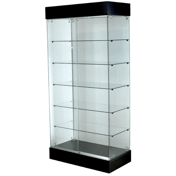 Glass display cabinet