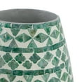 thumbnail image 6 of A&B Home Inlaid Green Capiz Table Vase for Dry Flower 7.9" x 7.9" x 19.7", 6 of 6