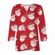 thumbnail image 4 of Fiudx Liquidación de Ahorros de Verano Blusa de Manga 3/4 Corta Estampada a La Moda para Mujer, Blusa Informal con Cuello Redondo, 4 of 5