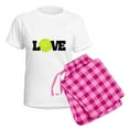 thumbnail image 5 of CafePress - Tennis Love Pajamas - Women's Short Sleeve Print T-Shirt and Pants Light Cotton Pajama Set, 5 of 7