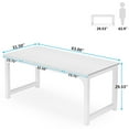 thumbnail image 4 of Kepooman Simple Conference Table, Rectangular Meeting Table Computer Desk, 4 of 4