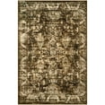 thumbnail image 2 of Wondo 4x6 Area Rugs for Living Room, Machine Washable Vintage Rug, Non-Slip Low Pile Throw Rugs for Bedroom Dining Room Kitchen Home Decor, Brown, 2 of 8