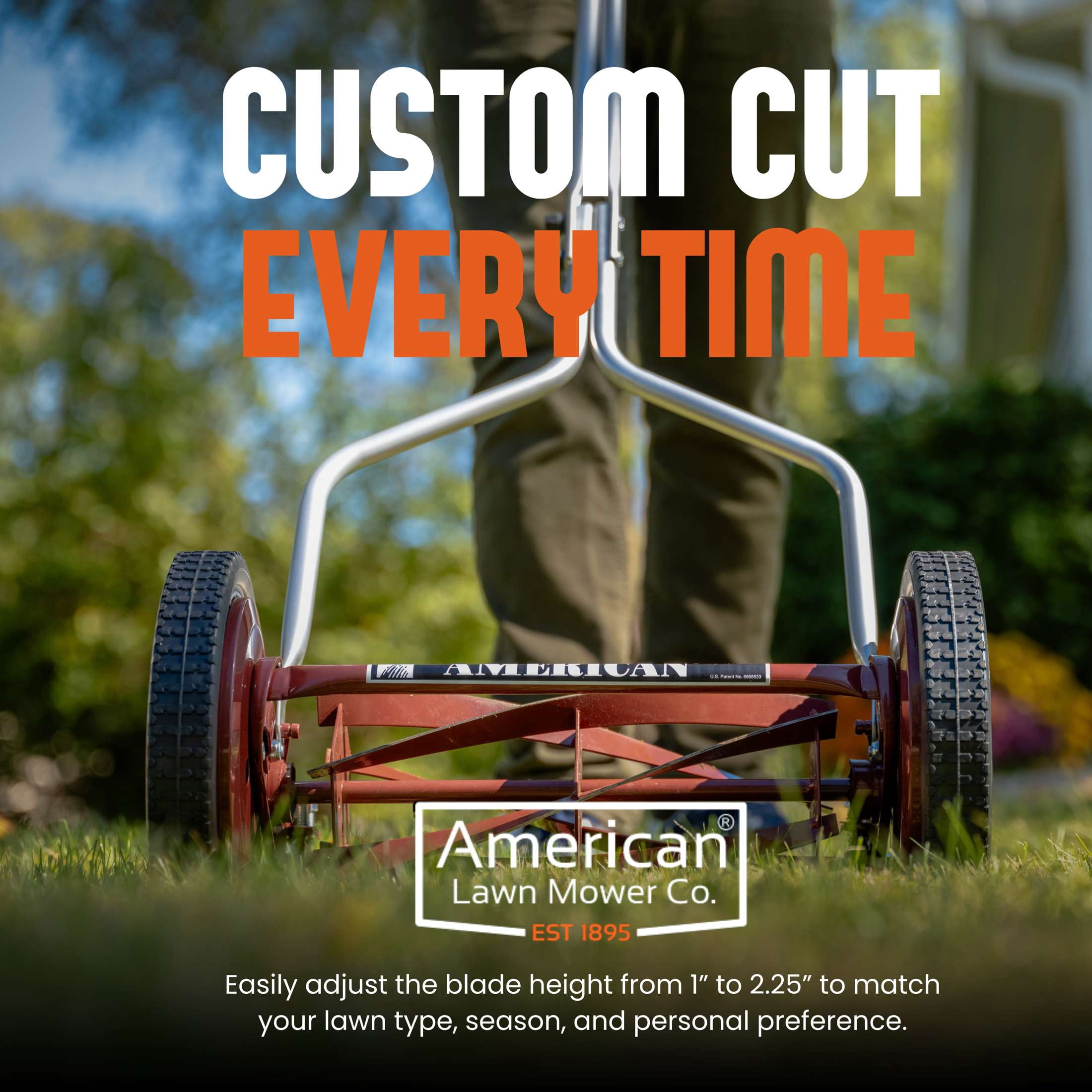 American Lawn Mower 1304-14 14-inch 5-Blade Push Reel Lawn Mower