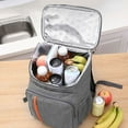 thumbnail image 2 of Large Capacity Insulated Backpack Picnic Beer Bag Backpack Freezer Multiple Pockets Large Capacity Waterproof Cooling Bag Food Container for Camping/Hiking, 2 of 8