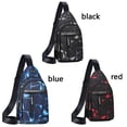 thumbnail image 3 of Gift Fashion Outdoor Chest bag Multipurpose Cross Body Bag Shoulder Sling Backpack RED, 3 of 8
