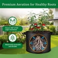 thumbnail image 5 of 6-Pack 5 Gallon Grow Bags, Aeration Fabric Pots with Handles, Heavy Duty Cloth Pots for Plants, 5 of 7