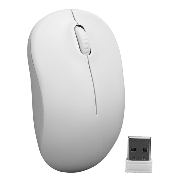 Gaming Mouse, White Optical Mouse Universal Computer External Device 1000DPI Small  for Laptop