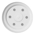 thumbnail image 3 of Trio Flight Casper White Planter Set W/ 3 Planters & Rectangle Saucer Tray, 3 of 9