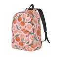 thumbnail image 1 of Balery Painting Peach Mochila Clásica Impresa Básica para Viaje, Mochila Escolar Resistente al Agua, Mochila de Lona con Correas Ajustables-Medium, 1 of 5