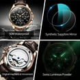 thumbnail image 5 of OUPINKE Automatic Watches for Mens Self Winding Leather Strap Moon Phase Luxury Fashion Dress Reloj, Gifts for Men, Male Adult Wristwatch, 5 of 10