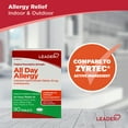 thumbnail image 3 of Leader 24 Hour All Day Allergy Relief, Cetirizine Hcl Tablets, 10 mg, 90 Count, 3 of 6
