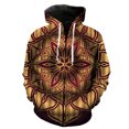 thumbnail image 1 of Sudadera con capucha y cremallera de mandala para hombre, estilo urbano, unisex, estilo Harajuku, de manga larga, con capucha, con estampado 3D, a la moda, de gran tamaño., 1 of 6