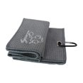 thumbnail image 4 of Toalla de limpieza de palos de golf, toalla de golf para bolsas de golf para mujeres, hombres, práctica de gimnasio Gris Zulema toallas de golf, 4 of 8