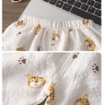 thumbnail image 7 of Toddler Boy Girl Summer Thin Pants,Boys Cotton Harem Pant Girls Gauze Muslin Loose Bloomers Yellow 3-4 Years, 7 of 7