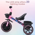 thumbnail image 2 of Triciclo infantil Youthkkee con luces LED, 3 ruedas, 1 a 3 años, 2 of 6