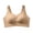 Coffee bra for women, variant on Ribbed Wireless Tank Bra Wide Shoulder Strap Textured Seamless Complete Side Support Bralette For Women No Underwire Solid Color Sleep Daily Outfit